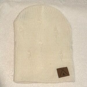 Tribe Kelley Cream Distressed Toboggan